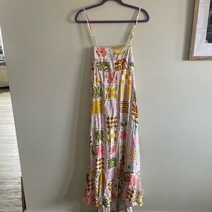 Floral Patchwork Maxi Dress